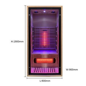 Compact One-Person Infrared Sauna